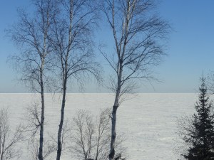 Iced up Lake Superior