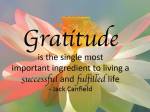 gratitude makes you happy