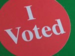 I voted sticker