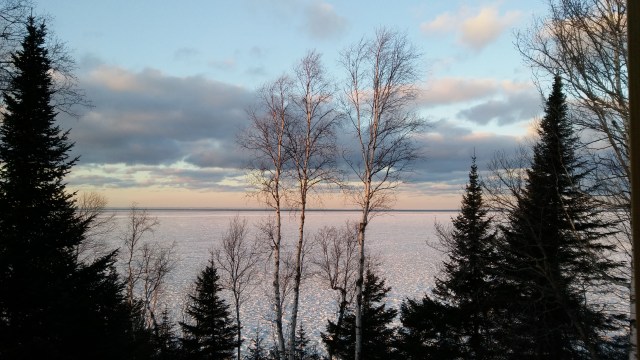 Lake Superior on February 3,