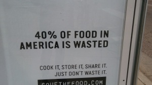 Too much food is waste!
