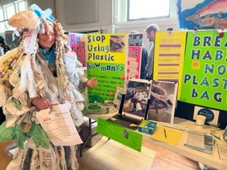 Day 30: Assemble your plastic bag monster.